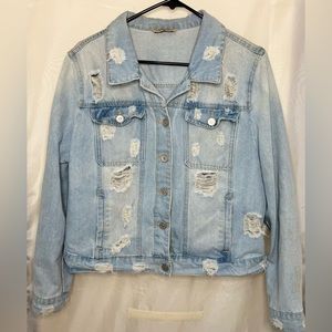 Highway Distressed Jean Jacket
